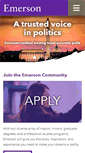 Mobile Screenshot of emerson.edu